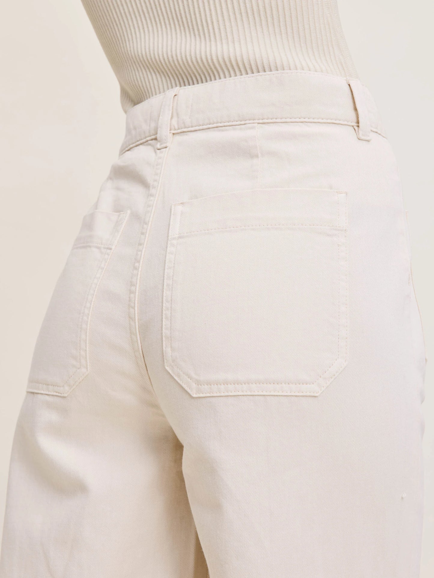 Hepburn White Jeans for Women
