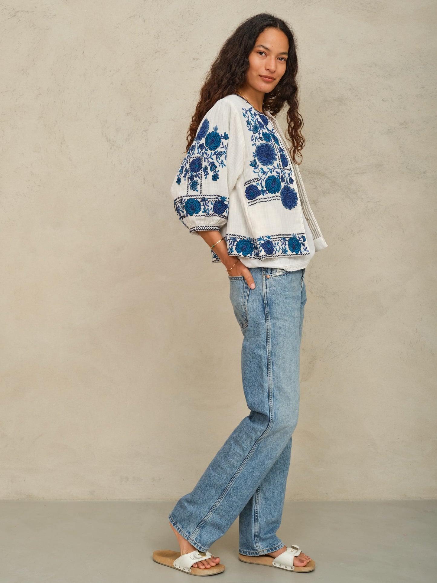 Greta Embroidered Jacket by MABE