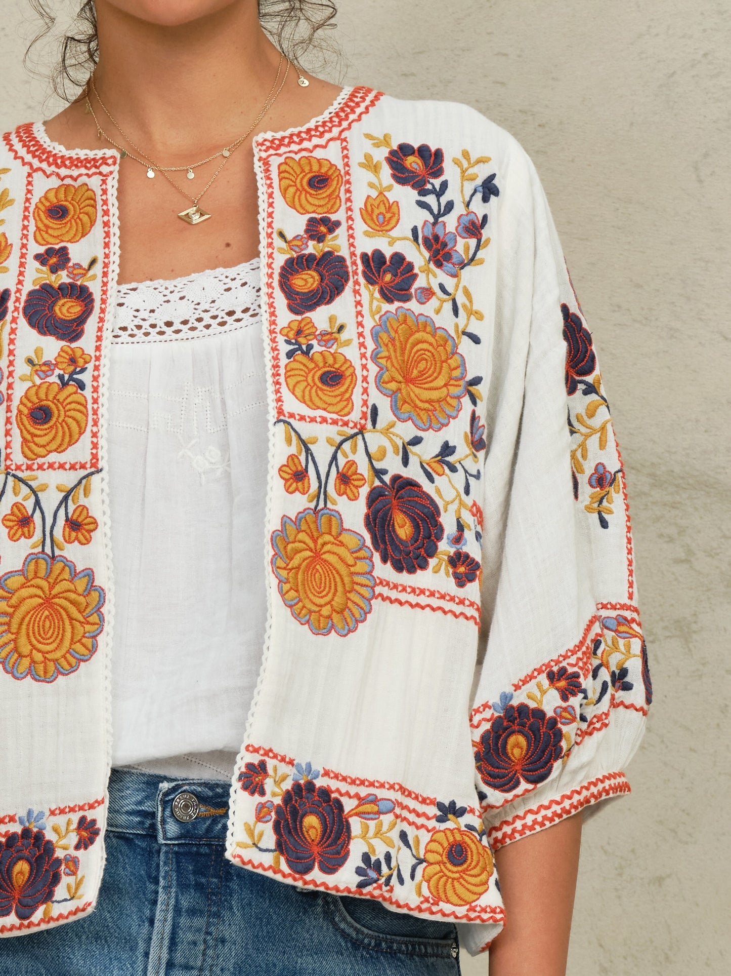 Greta Embroidered Jacket by MABE