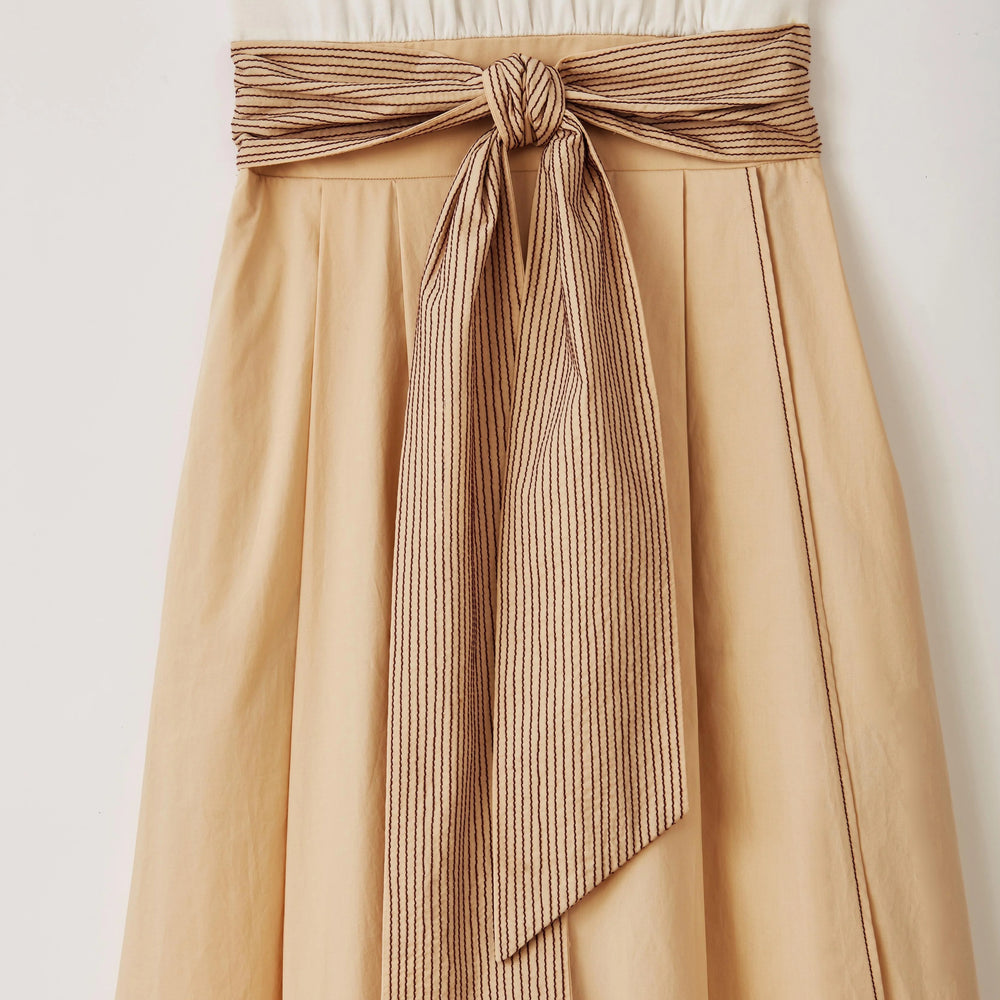 
                  
                    Cartolina Isadora Midi Dress in Pebble 
                  
                