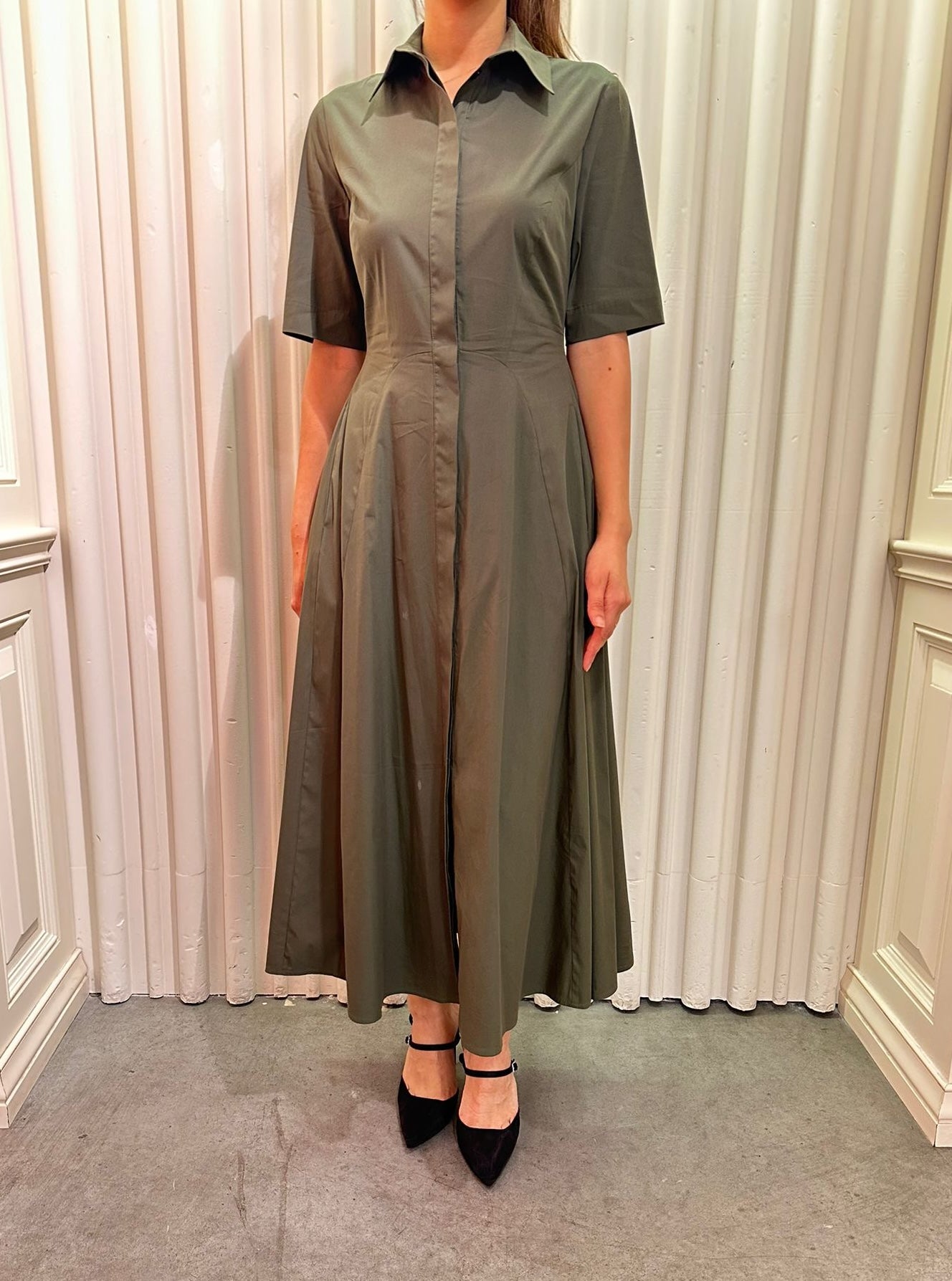 Exquise Rylie Dress In Khaki